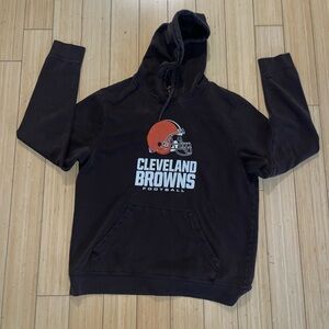NFL Cleveland Browns Men’s Majestic Pullover Hoodie Size Large (Brown)